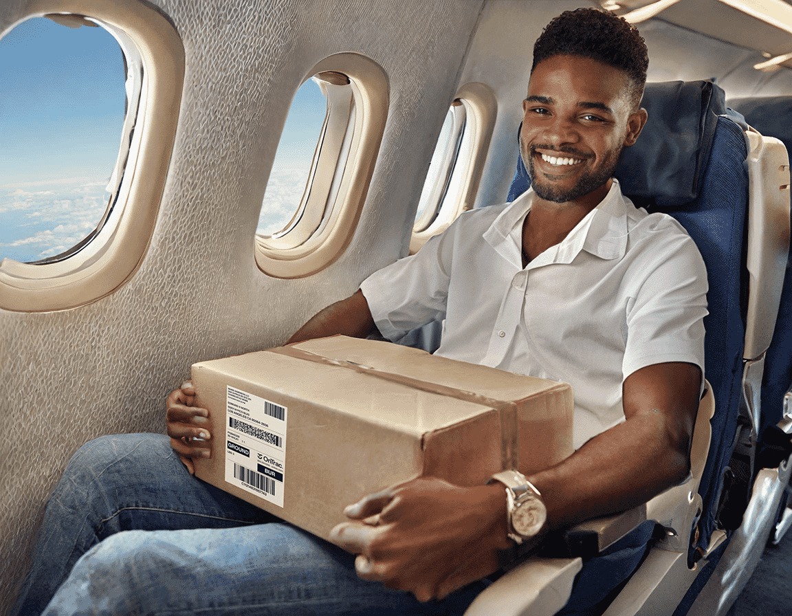 Passenger carrying OnTrac package